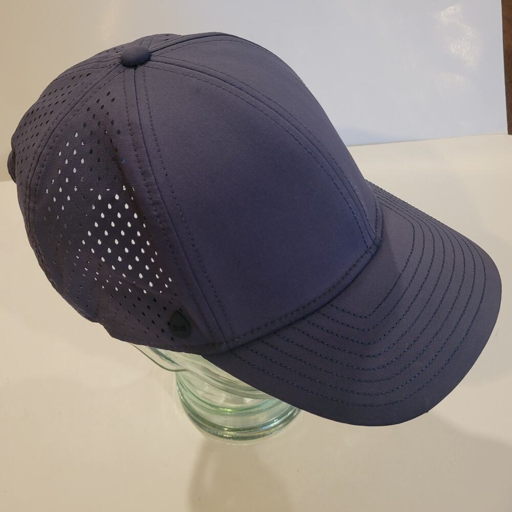 Melin A-Game Hydro Performance Snapback Hat Navy Blue Classic Fit Breathable